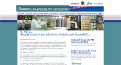 Desktop Screenshot of producetraceability.org