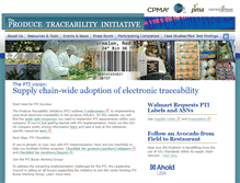 Tablet Screenshot of producetraceability.org